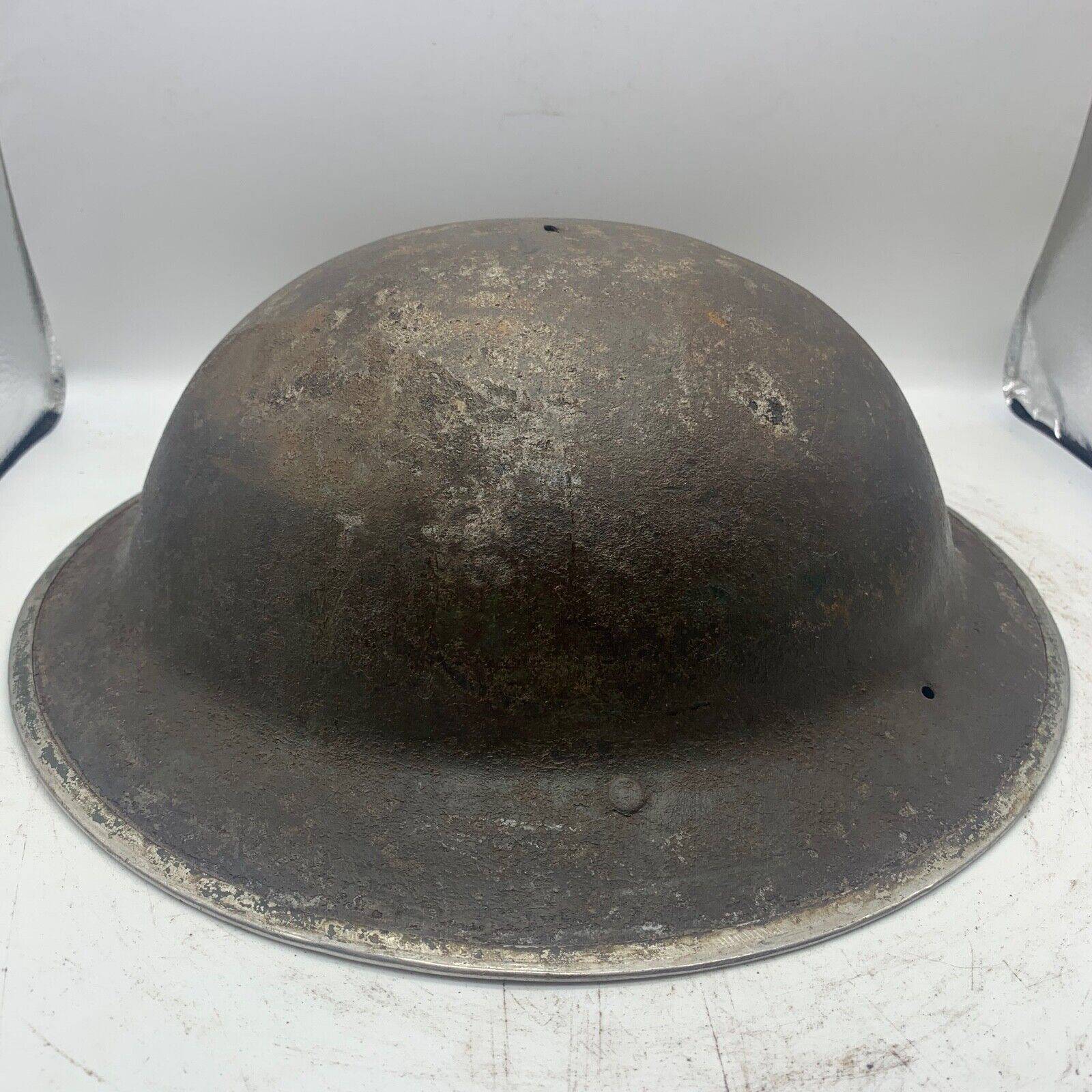 Original WW2 South African Army Mk2 Brodie Helmet - British Style Combat Helmet - The Militaria Shop