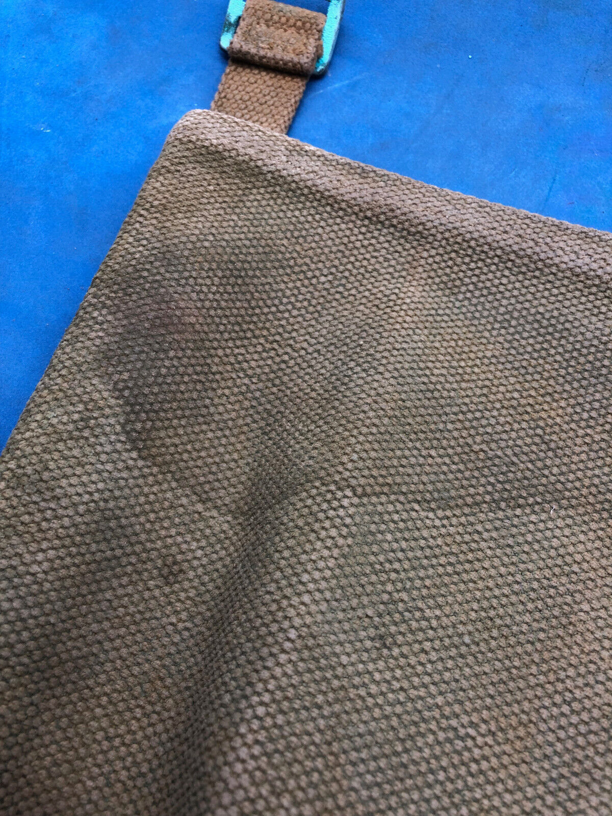 WW2 British Army 37 Pattern Webbing Water Bottle Carrier Harness - 1944 Dated - The Militaria Shop