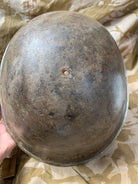 WW2 Mk3 High Rivet Turtle - British / Canadian Army Helmet - Nice Original - The Militaria Shop