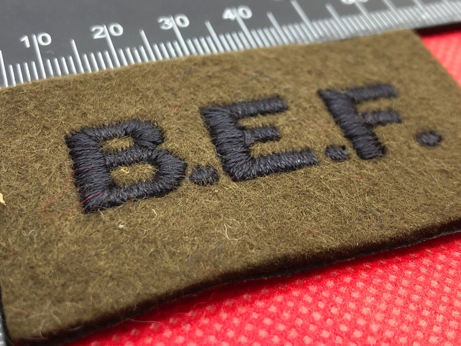 British Expeditionary Force British Army Shoulder Titles - Nice Reproduction - The Militaria Shop