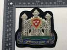British Army Bullion Embroidered Blazer Badge - The Cambridgeshire Regiment - The Militaria Shop
