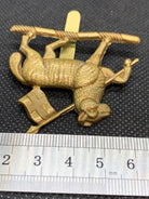 Genuine WW2 British Army The Queens Royal Regiment Cap Badge - The Militaria Shop