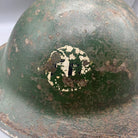 Original WW2 South African Army Mk2 Brodie Helmet - British Style Combat Helmet - The Militaria Shop