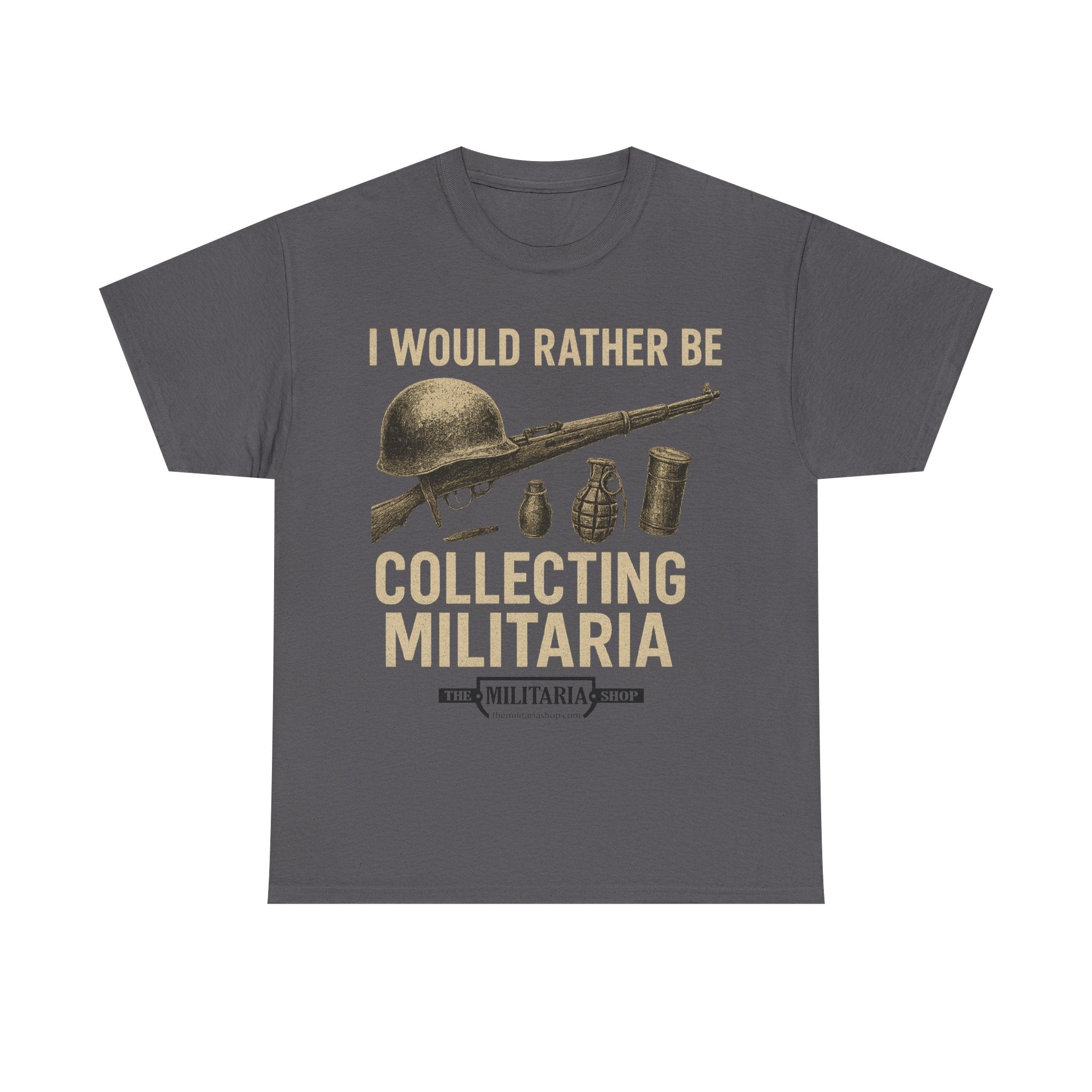 Military Collector's Tee, Vintage Style Shirt, Gift for Veterans, Unisex Heavy Cotton Tee, Collectibles Enthusiast Apparel - The Militaria Shop