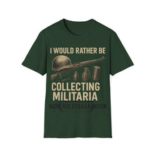 Load image into Gallery viewer, Unisex Military Collecting T-Shirt, Vintage Tee, Gift for Collectors, Casual Wear, Unisex Softstyle T-Shirt
