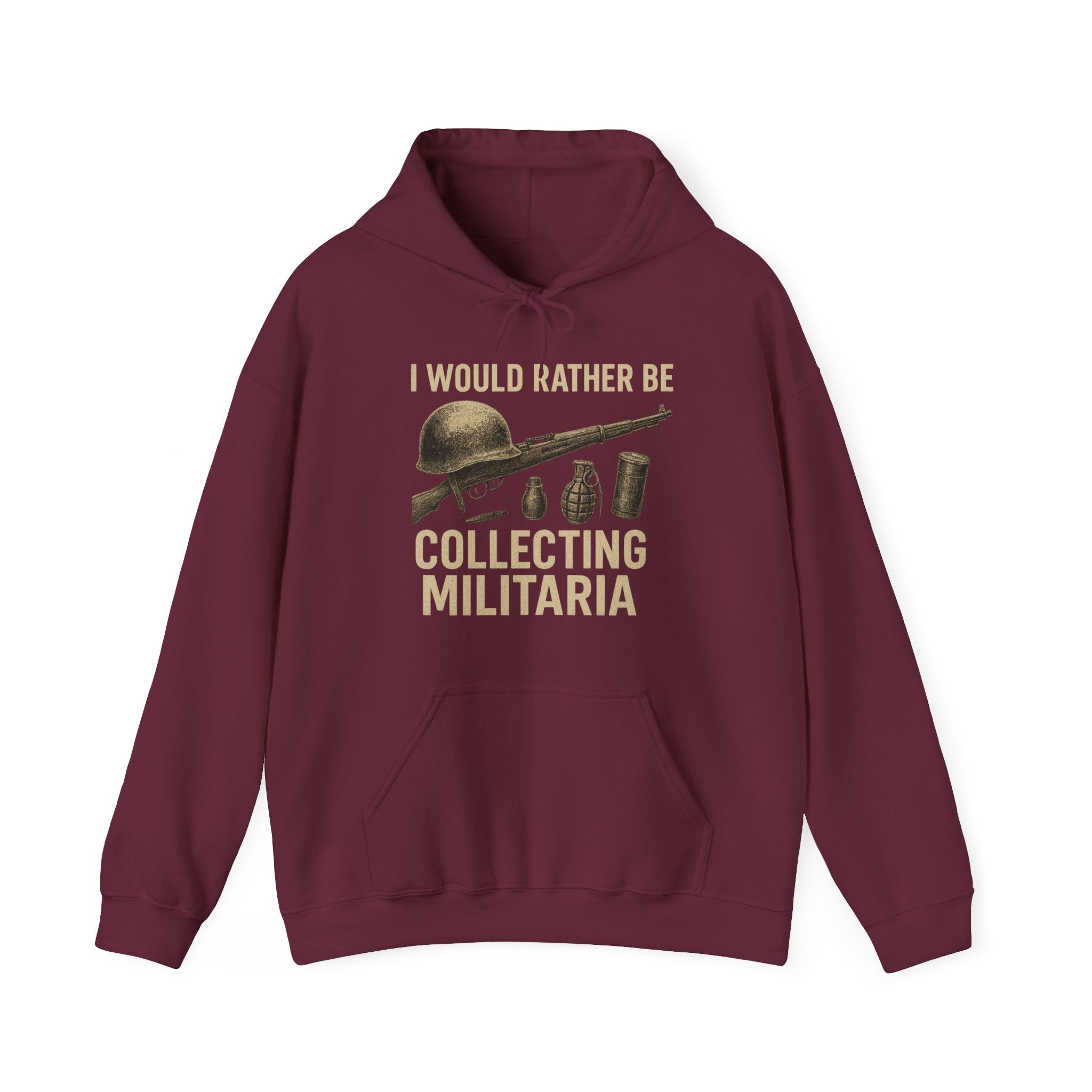 Military Collector's Hoodie - Unisex Sweatshirt for Veterans, Gift for Collectors, Casual Wear, Army Memorabilia, Unique Military Apparel - The Militaria Shop