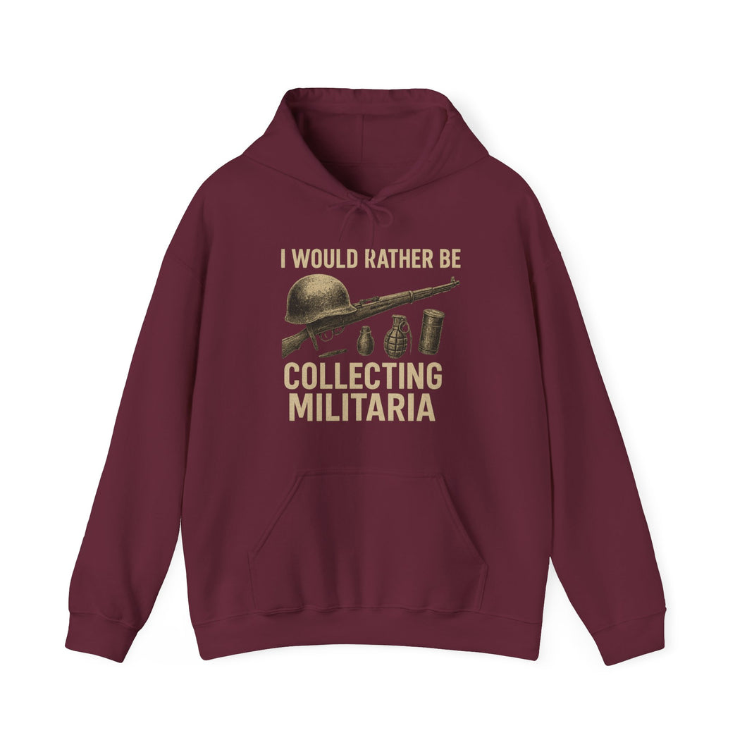 Military Collector's Hoodie - Unisex Sweatshirt for Veterans, Gift for Collectors, Casual Wear, Army Memorabilia, Unique Military Apparel