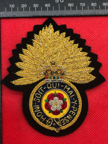 British Army Bullion Embroidered Blazer Badge - Royal Fusiliers - The Militaria Shop