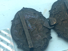 Original British SEN Nurse 2 Piece Nurses Bronze Belt Buckles - The Militaria Shop
