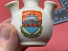 1930's Era British Commemorative Small Pottery Vase for the Town of BRIDGEW - The Militaria Shop