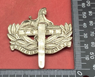 WW1 / WW2 British Army Gloucestershire Regiment White Metal Cap Badge. - The Militaria Shop