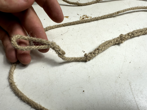 Unissued WW1 / WW2 British Army SMLE/Martini/Bren Rifle Cleaning Pull Through - The Militaria Shop