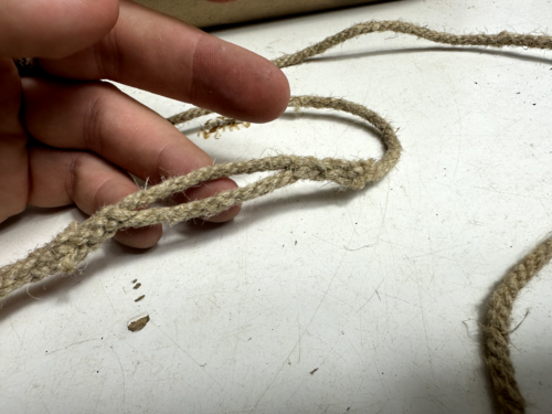 Unissued WW1 / WW2 British Army SMLE/Martini/Bren Rifle Cleaning Pull Through - The Militaria Shop