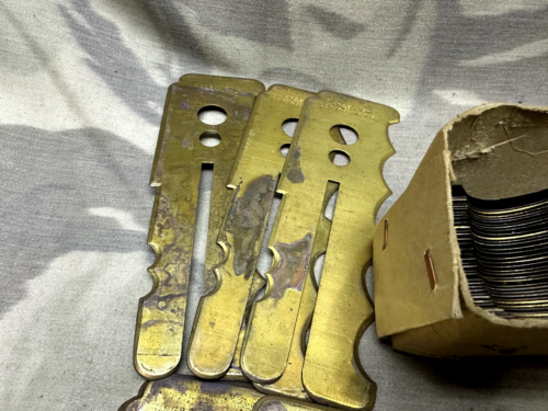 Orignal British Army Brass Button Cleaning Stick from Original Issue Box - The Militaria Shop