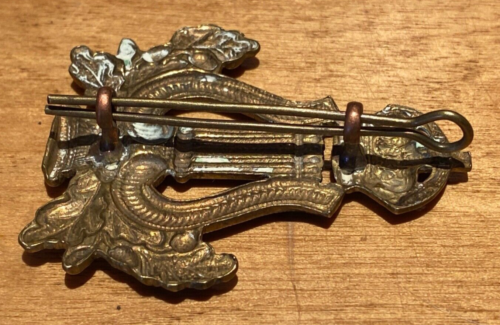 WW1 / WW2 British Army King's Crown Bandsman's Brass Cap Badge - The Militaria Shop