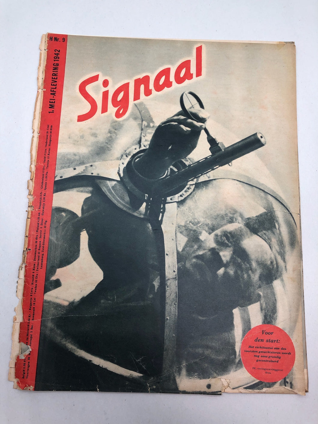 Original Dutch Language WW2 Propaganda Signaal Magazine - No.9 1942