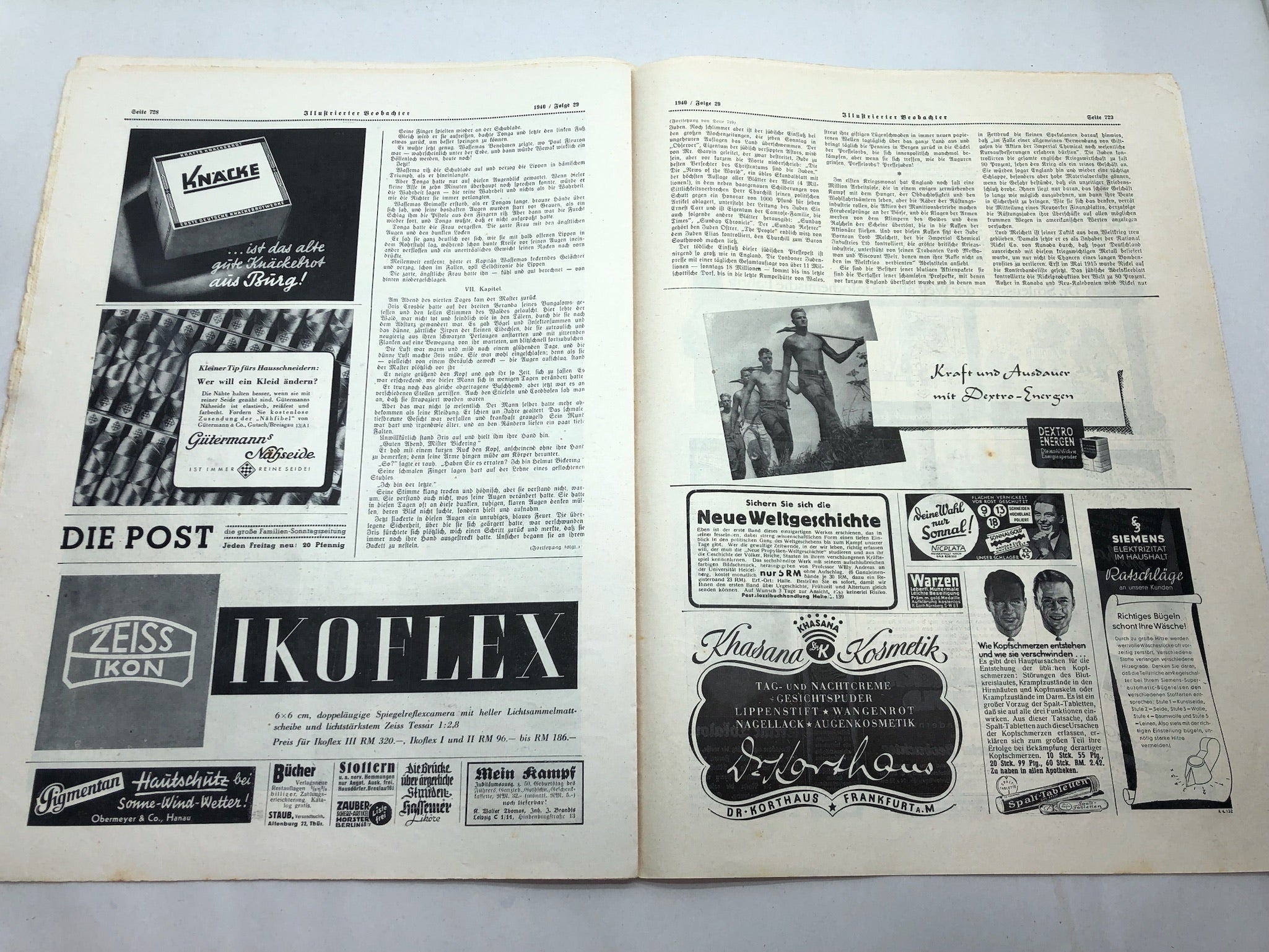 JB Juustrierter Beobachter NSDAP Magazine Original WW2 German - 18th July 1940 - The Militaria Shop