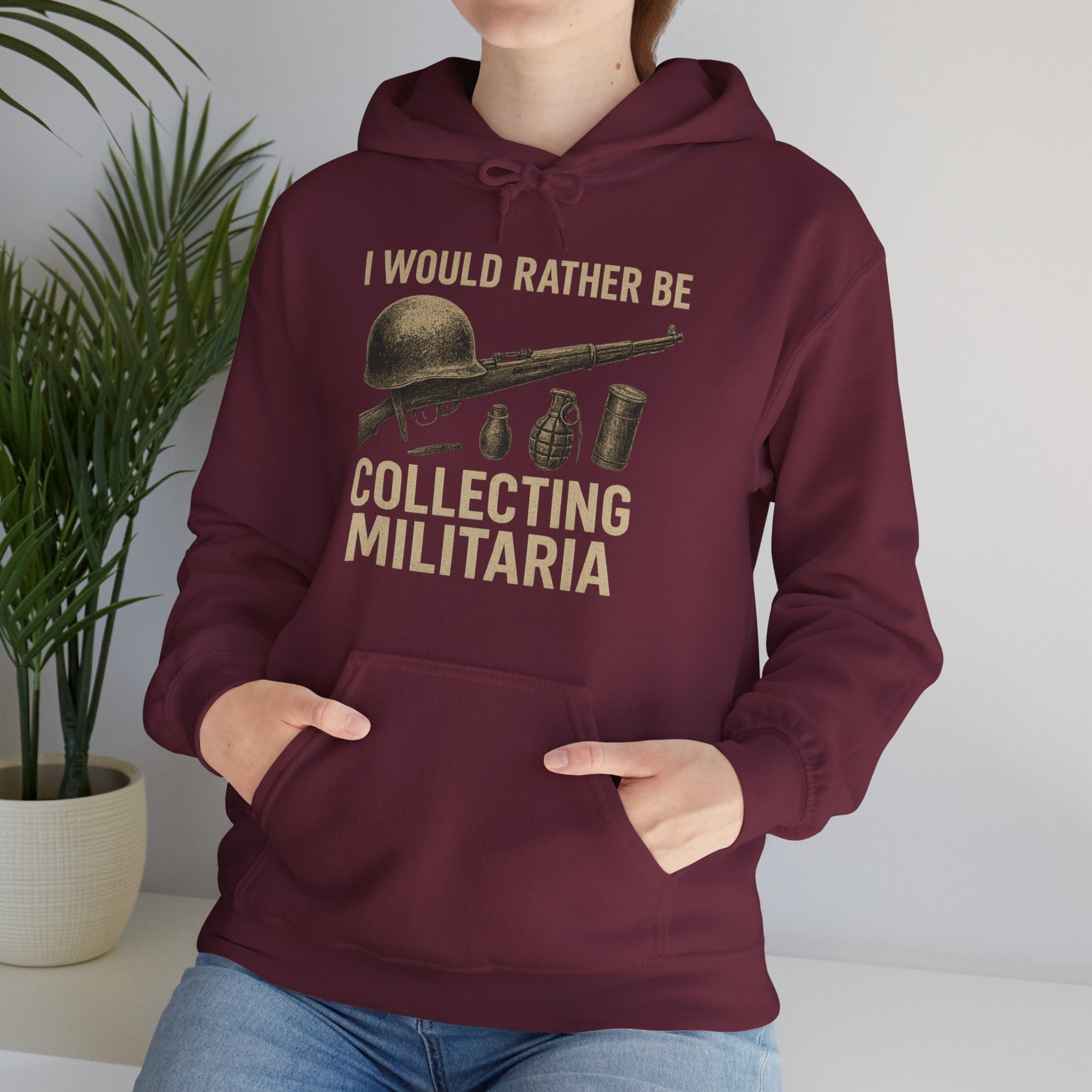 Military Collector's Hoodie - Unisex Sweatshirt for Veterans, Gift for Collectors, Casual Wear, Army Memorabilia, Unique Military Apparel - The Militaria Shop