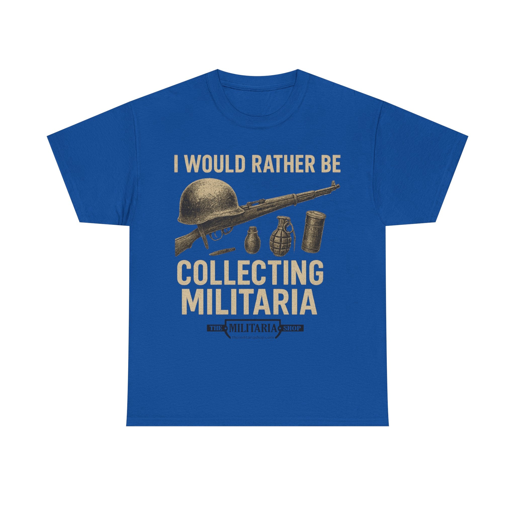 Military Collector's Tee, Vintage Style Shirt, Gift for Veterans, Unisex Heavy Cotton Tee, Collectibles Enthusiast Apparel - The Militaria Shop