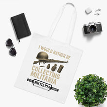 Charger l&#39;image dans la galerie, Militaria Collectors Cotton Tote, Eco-Friendly Shopping Bag, Gift for Collectors, Funny Tote for Events, Durable Everyday Use
