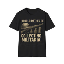 Load image into Gallery viewer, Unisex Military Collecting T-Shirt, Vintage Tee, Gift for Collectors, Casual Wear, Unisex Softstyle T-Shirt
