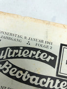 JB Juustrierter Beobachter NSDAP Magazine Original WW2 German - 9 January 1941 - The Militaria Shop