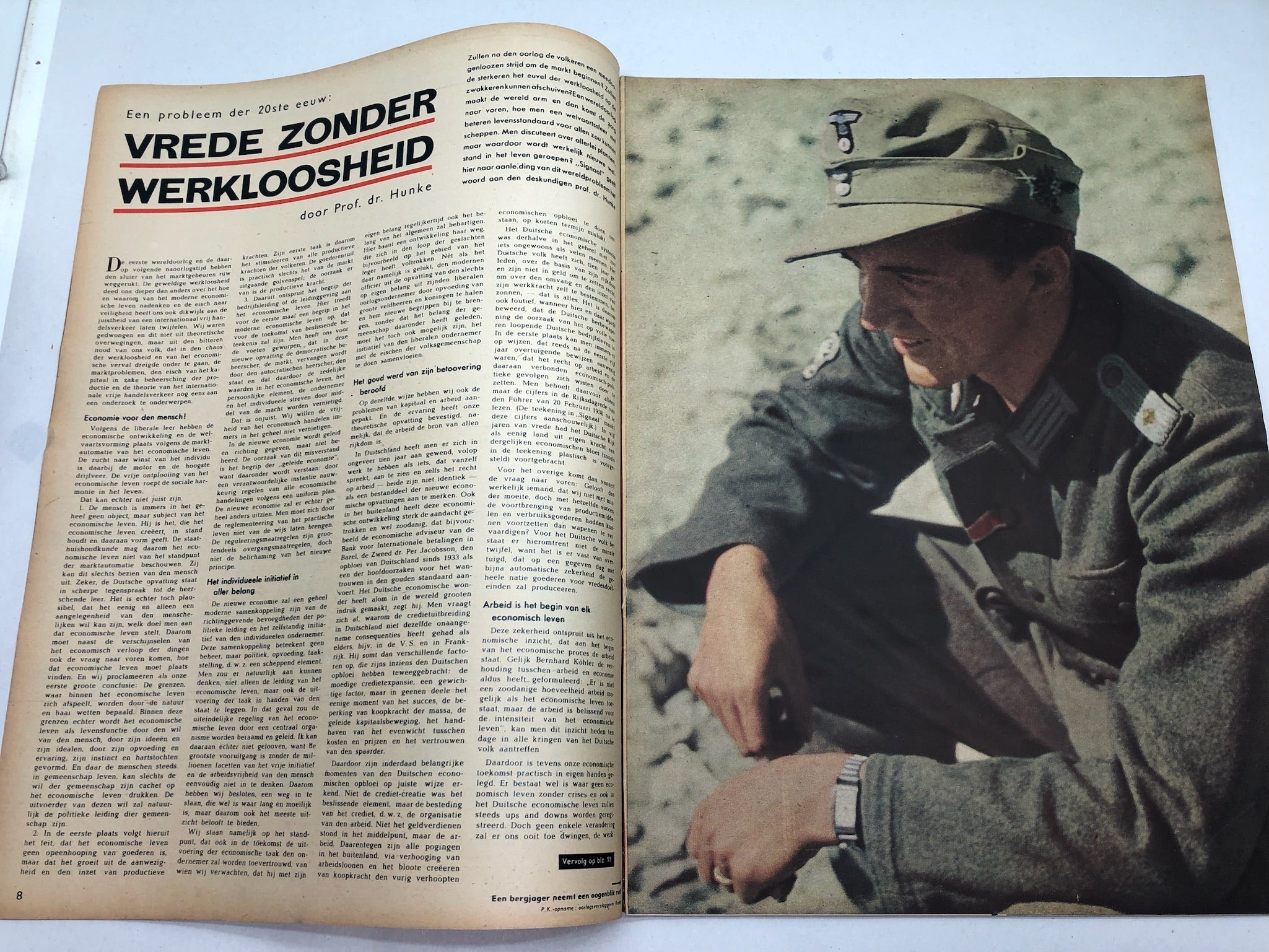 Original Dutch Language WW2 Propaganda Signaal Magazine - No.14 1943 - The Militaria Shop
