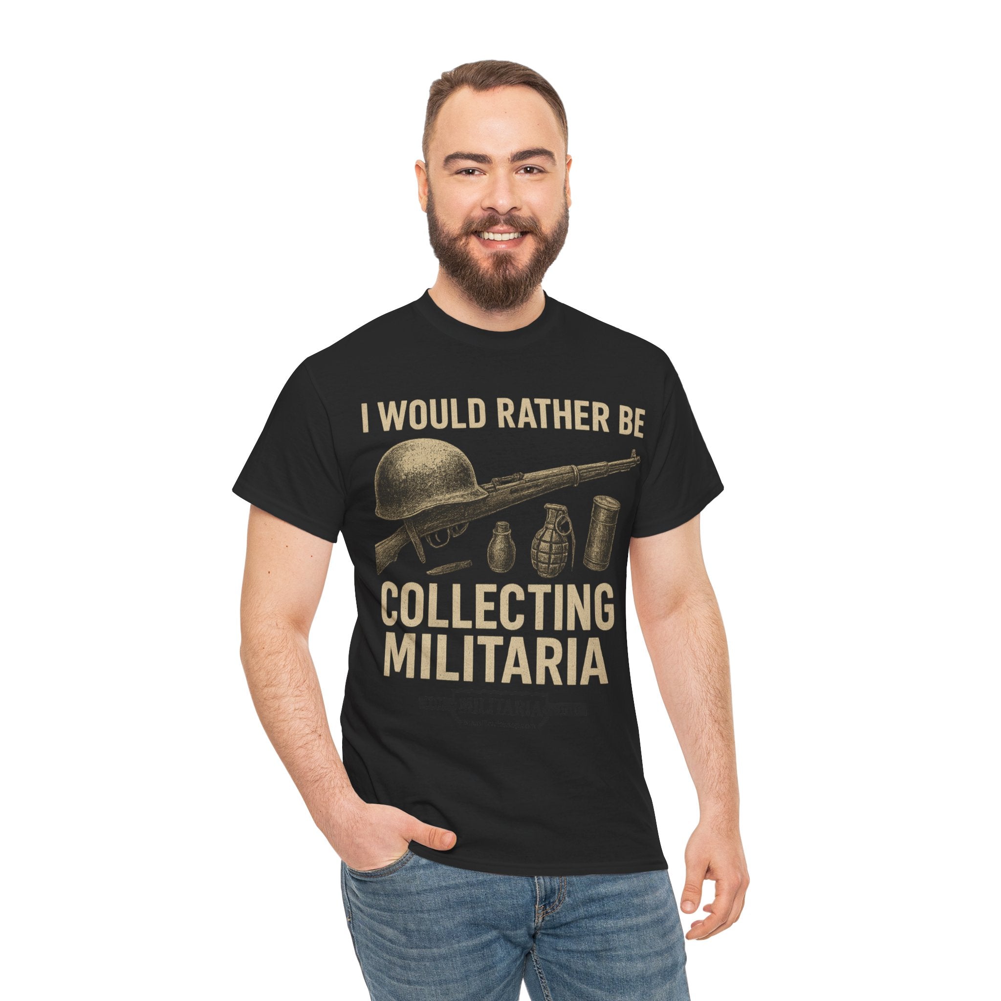 Military Collector's Tee, Vintage Style Shirt, Gift for Veterans, Unisex Heavy Cotton Tee, Collectibles Enthusiast Apparel - The Militaria Shop