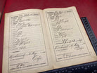 1906 Dated German Family Tree / Heritage Booklet. 1900 - 1906. - The Militaria Shop