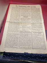 Load image into Gallery viewer, 1922 Dated German Army Regimental Festival in Bayreuth - Leaflet / Poster. - The Militaria Shop
