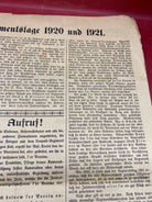 1922 Dated German Army Regimental Festival in Bayreuth - Leaflet / Poster. - The Militaria Shop