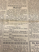 1922 Dated German Army Regimental Festival in Bayreuth - Leaflet / Poster. - The Militaria Shop