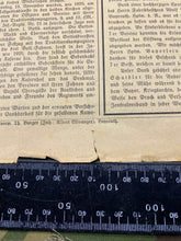 Load image into Gallery viewer, 1922 Dated German Army Regimental Festival in Bayreuth - Leaflet / Poster. - The Militaria Shop
