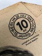 Original WW2 German Political Newspaper - 28th July 1942 - The Militaria Shop