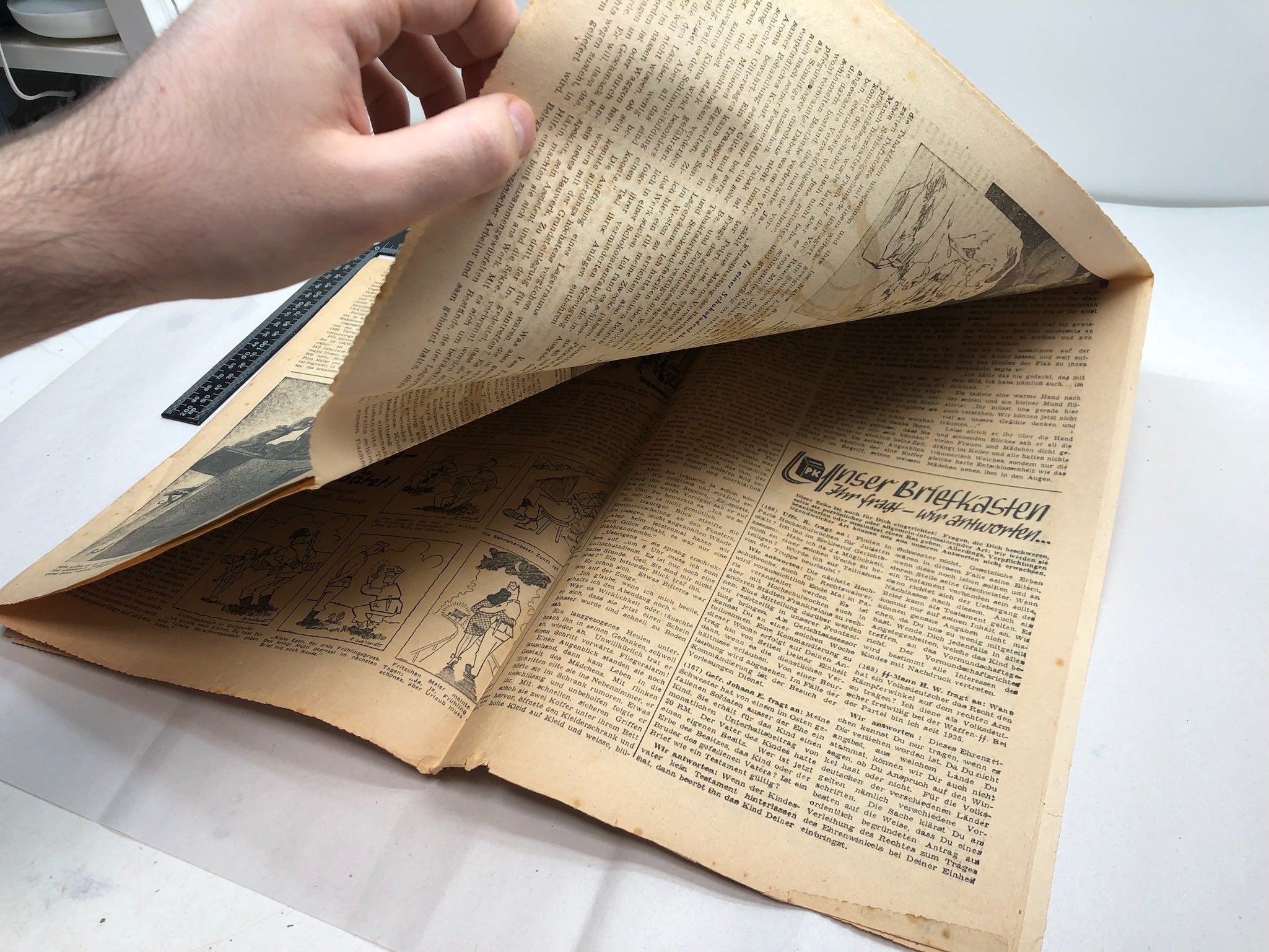 Original WW2 German Political Newspaper - 7th May 1944 - The Militaria Shop