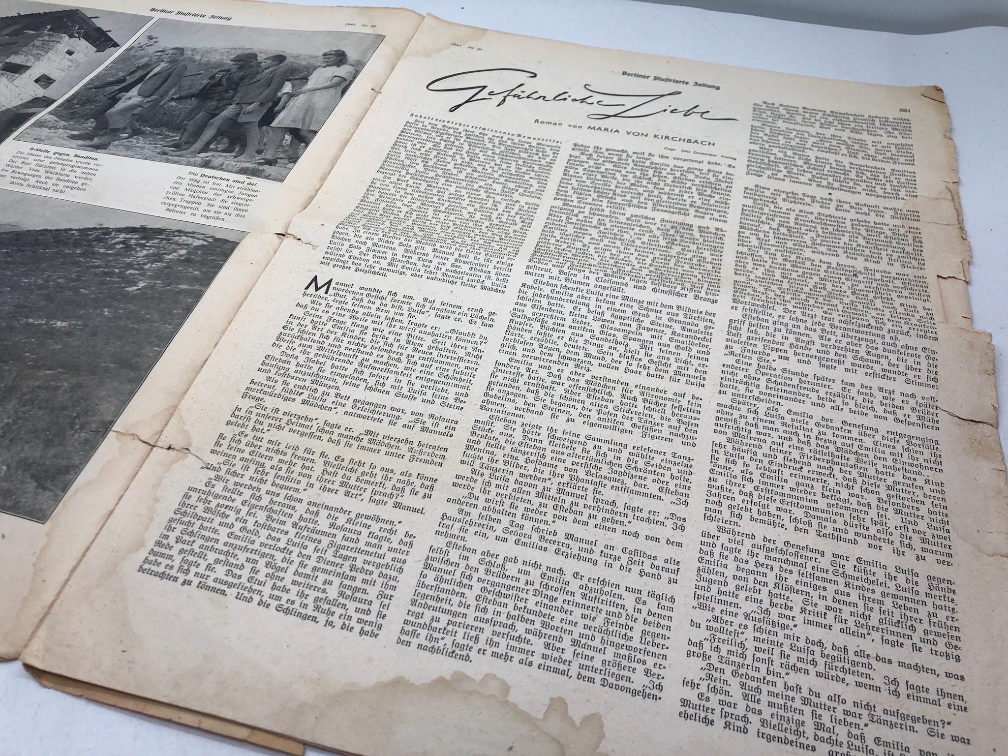 Original WW2 German Political Newspaper - 9th December 1943 - The Militaria Shop