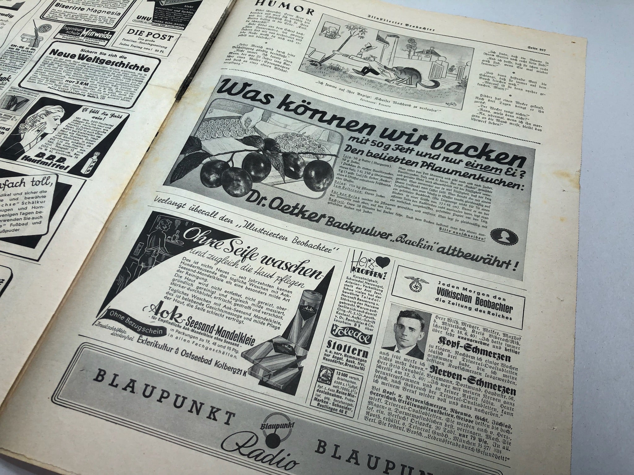 JB Juustrierter Beobachter NSDAP Magazine Original WW2 German - 5th September 1940 - The Militaria Shop
