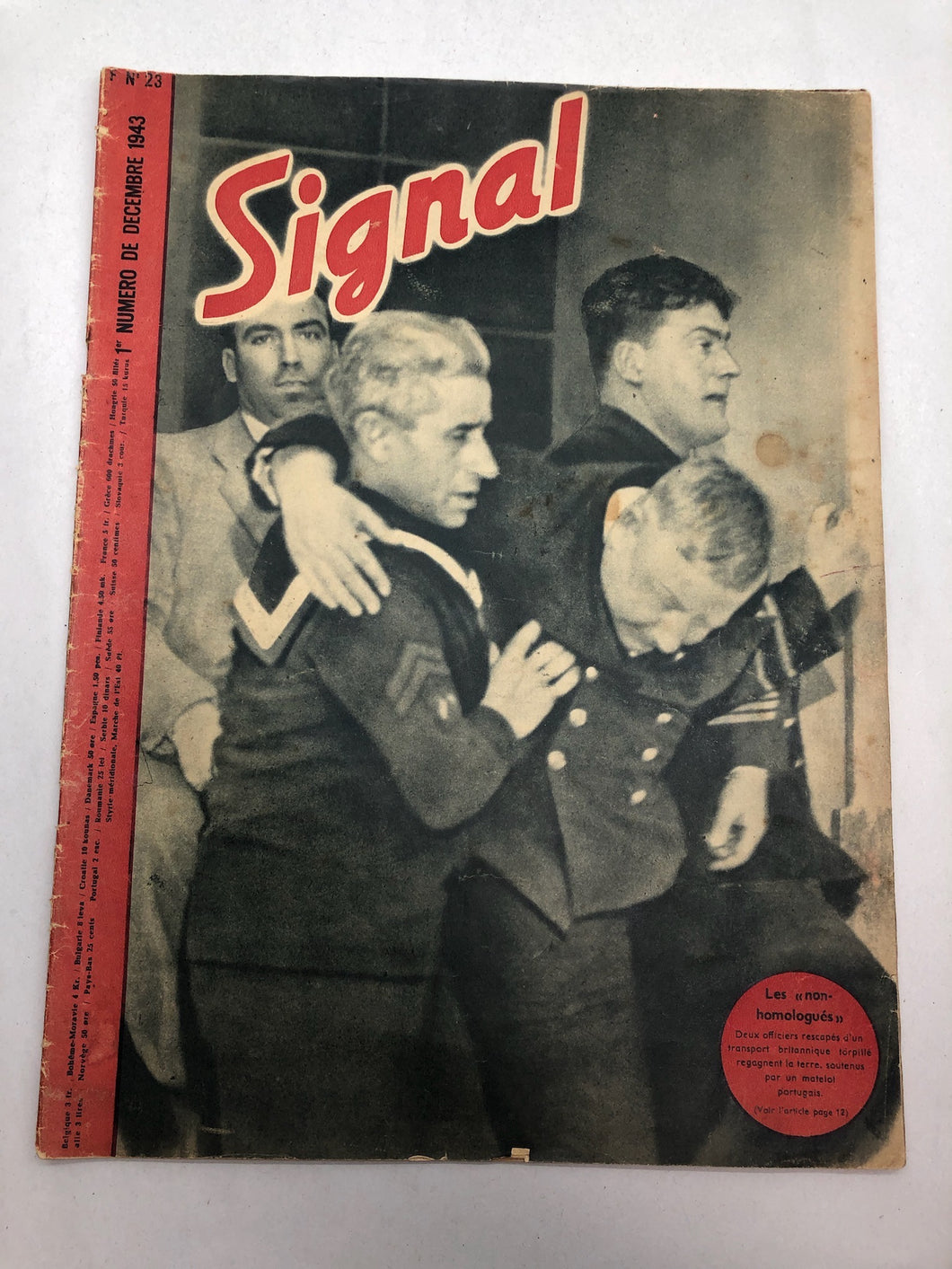Original French Language WW2 Propaganda Signal Magazine - No.23 1943