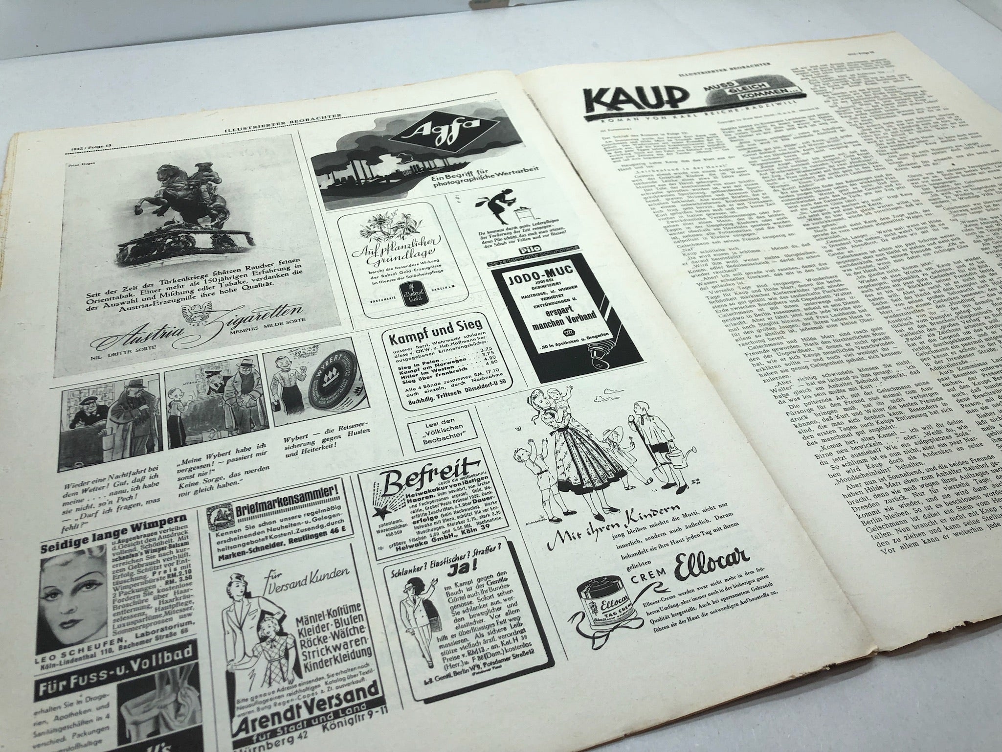 JB Juustrierter Beobachter NSDAP Magazine Original WW2 German - 26 March 1942 - The Militaria Shop