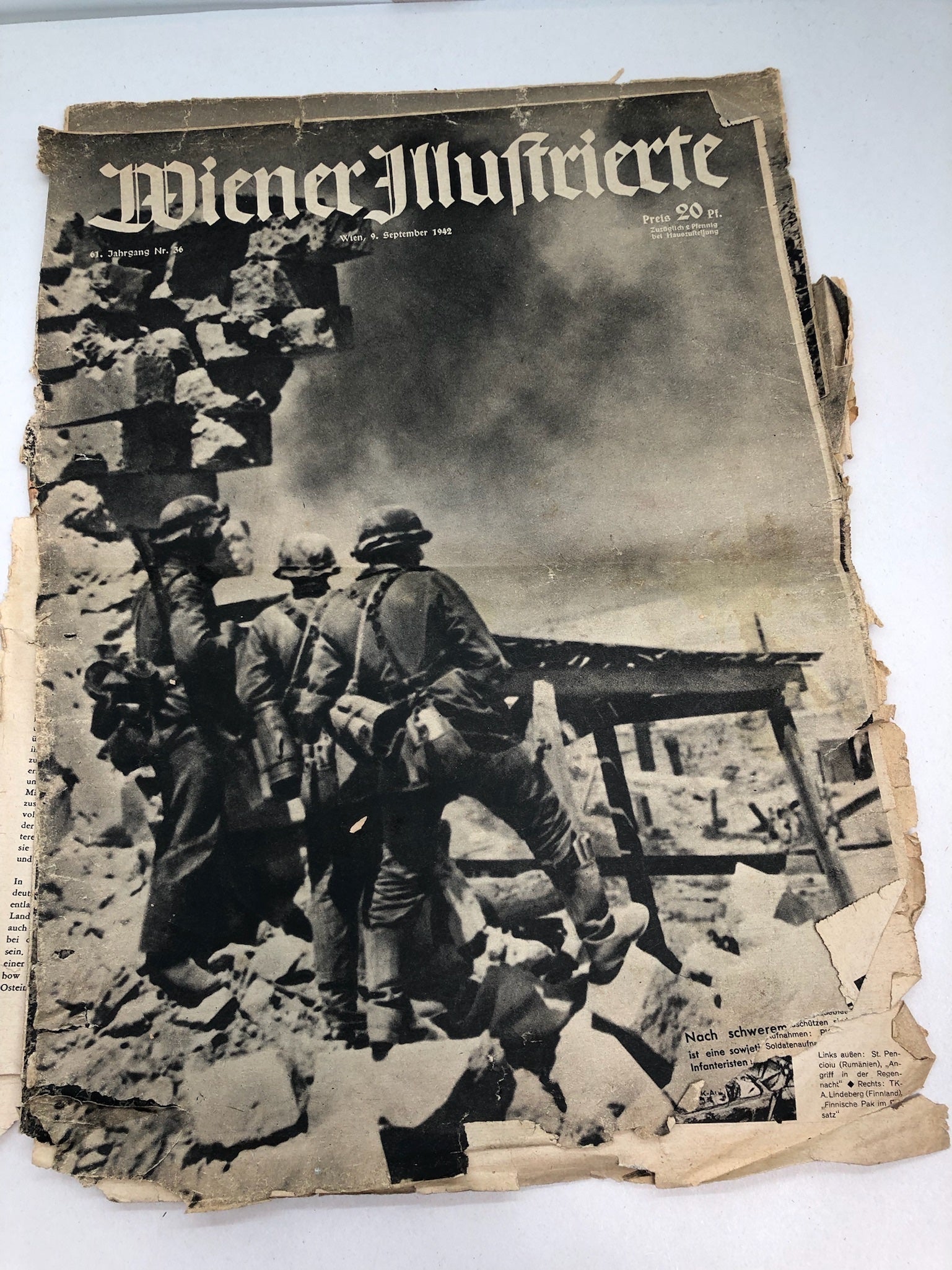 Original WW2 German Political Newspaper - 9 September 1942 - The Militaria Shop
