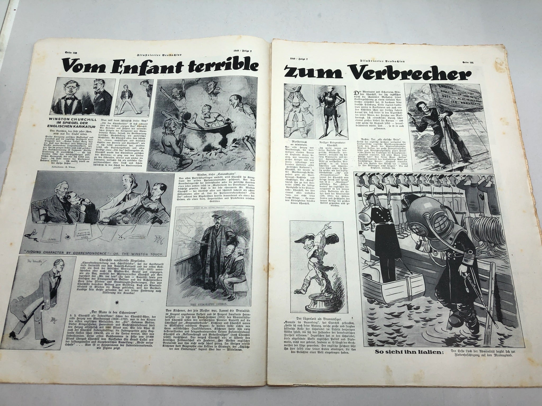 JB Juustrierter Beobachter NSDAP Magazine Original WW2 German - 15 February 1940 - The Militaria Shop