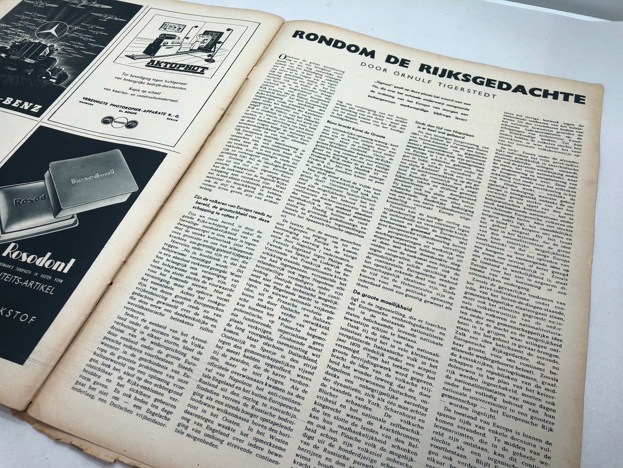 Original Dutch Language WW2 Propaganda Signaal Magazine - No.13 1943 - The Militaria Shop