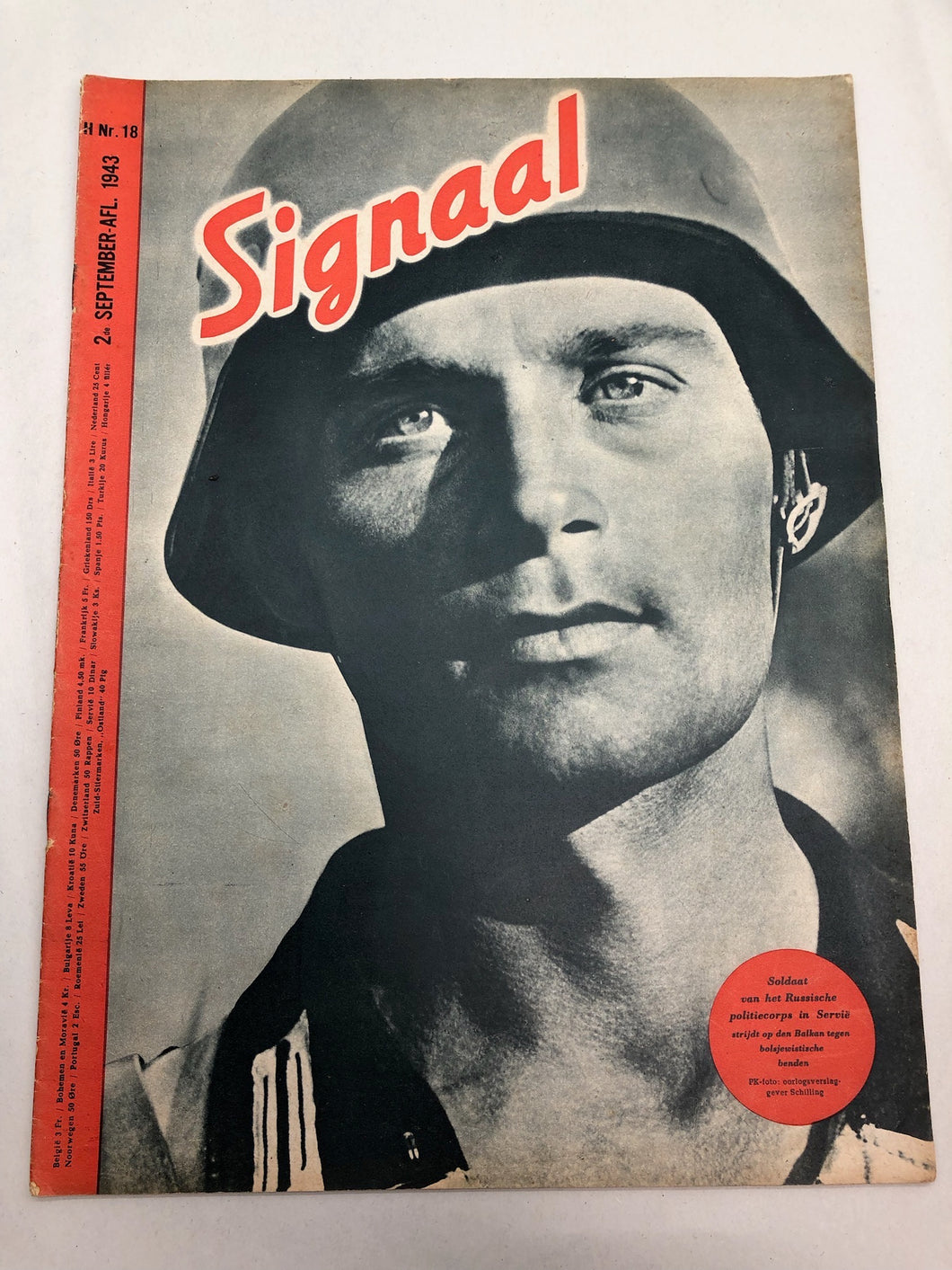 Original Dutch Language WW2 Propaganda Signaal Magazine - No.17 1943
