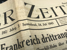 Original WW2 German Political Newspaper - 24th July 1943 - The Militaria Shop