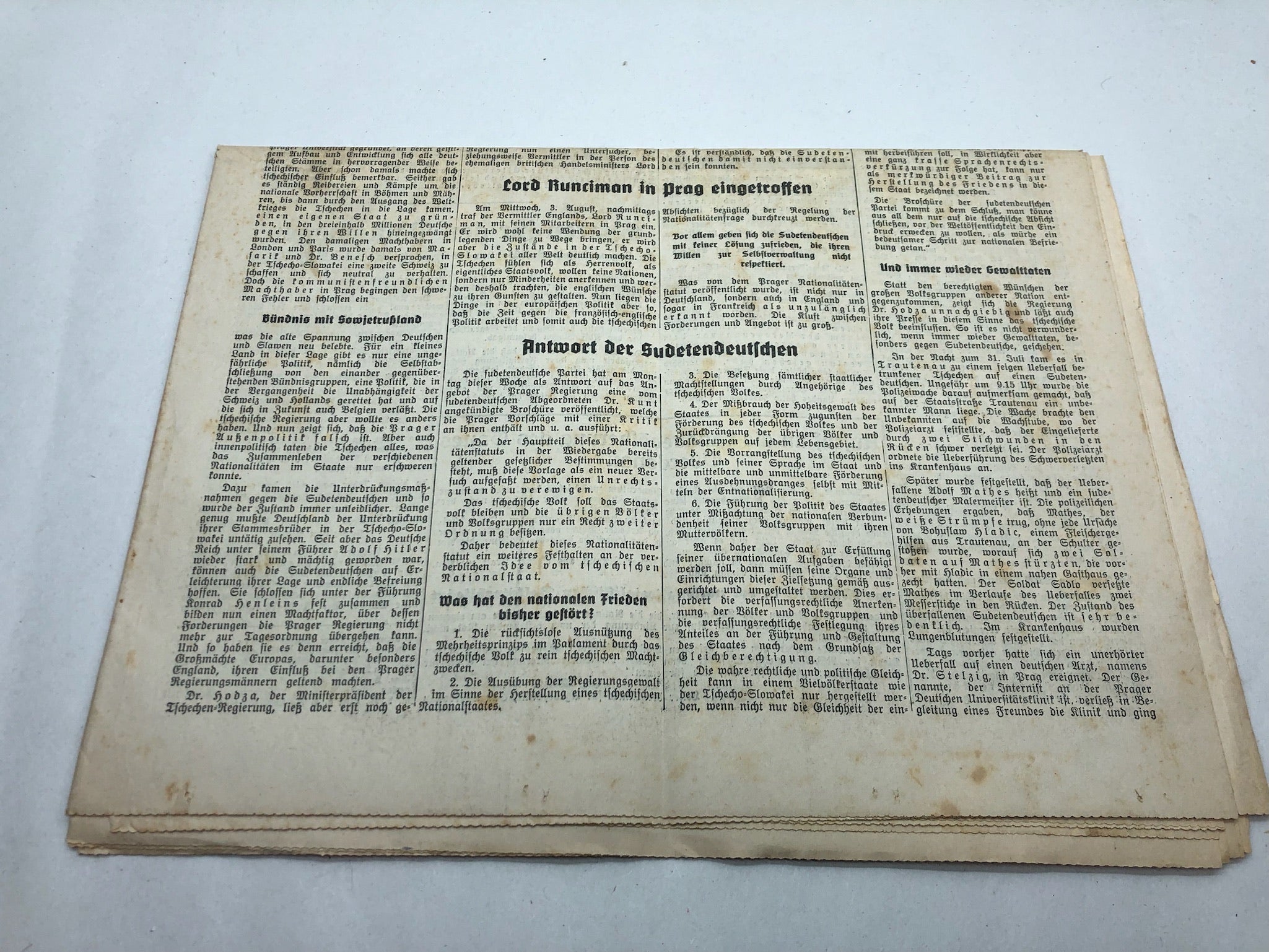 Original WW2 German NSDAP Heimatblatt Political Newspaper - 4th August 1938 - The Militaria Shop