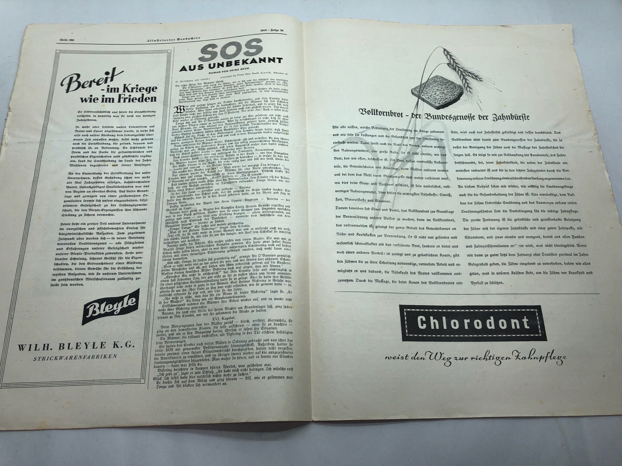 JB Juustrierter Beobachter NSDAP Magazine Original WW2 German - 5th September 1940 - The Militaria Shop