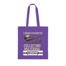 Charger l&#39;image dans la galerie, Militaria Collectors Cotton Tote, Eco-Friendly Shopping Bag, Gift for Collectors, Funny Tote for Events, Durable Everyday Use
