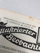 Load image into Gallery viewer, JB Juustrierter Beobachter NSDAP Magazine Original WW2 German - 24th October 1940
