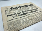 Original WW2 German NSDAP Heimatblatt Political Newspaper - 4th August 1938 - The Militaria Shop
