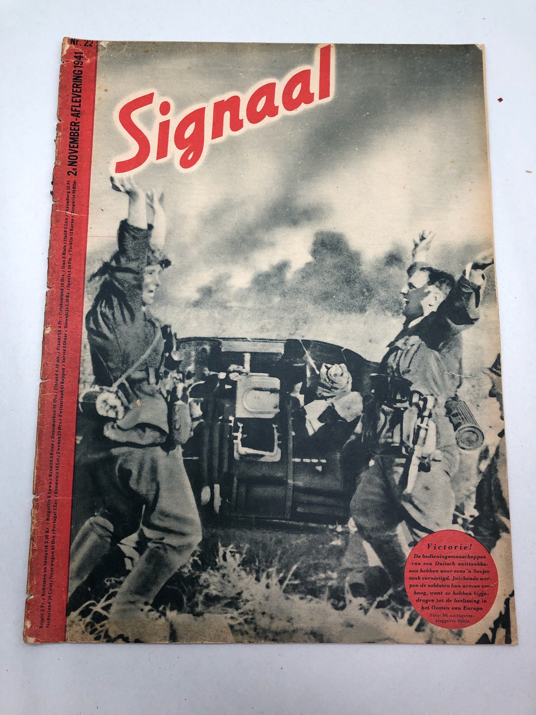 Original German Language WW2 Propaganda Signal Magazine - No.22 1941